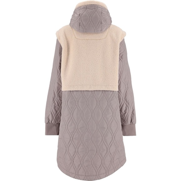 Kari Traa Beige and Gray Quilted Jacket - Picture 2 of 5
